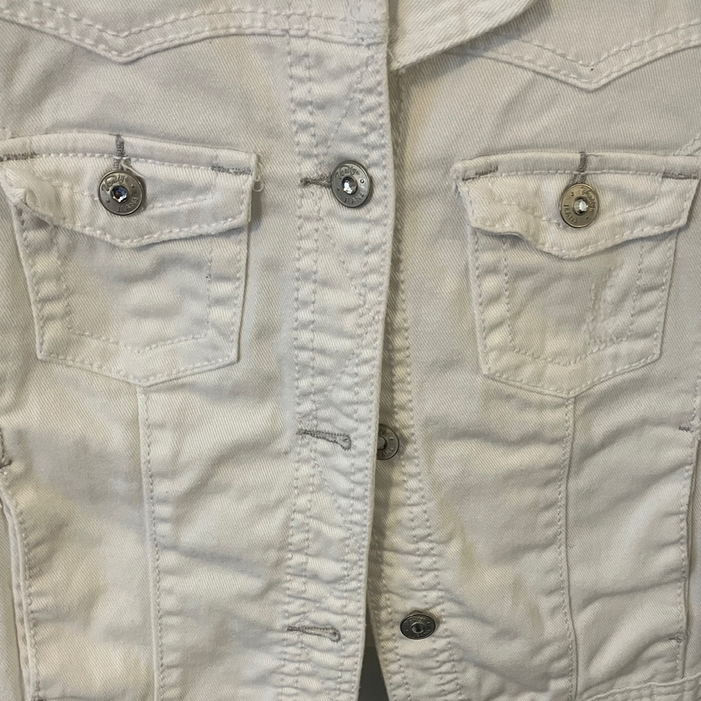 Vanity White Jean Jacket - Picture 4 of 4